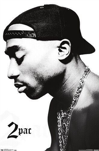 Tupac Shakur Profile Image Poster 22.375" x 34" NEW! Home & Garden:Home Décor:Posters & Prints Trends